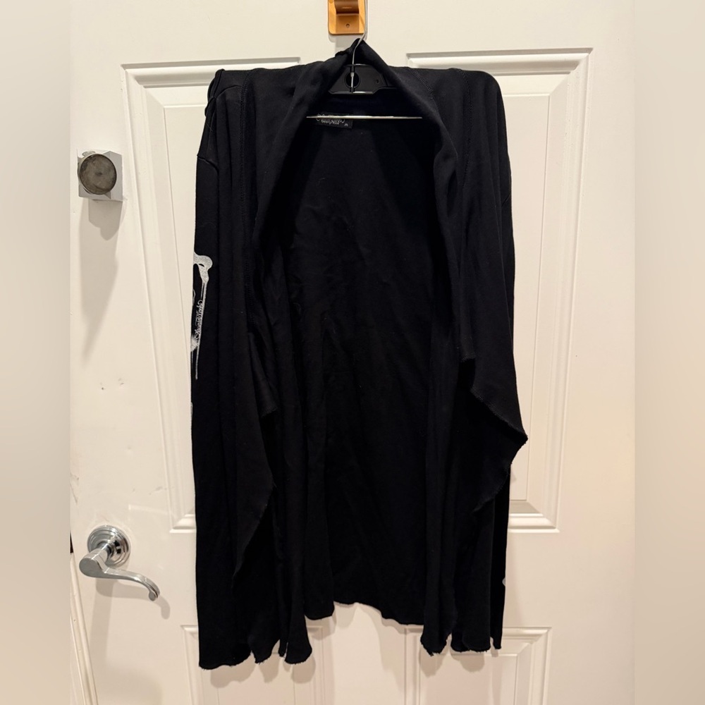 Lauren Moshi black cardigan sz M - Picture 2 of 5